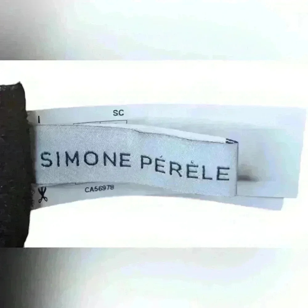 Simone Perele Cassie Soft Cup Triangle Bra Black Size 2 - Picture 4 of 5